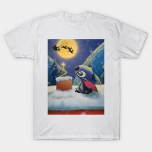 stitch Waiting for christmas gifts T-Shirt